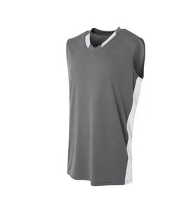 Breathable Youth Basketball Jersey Shirts Custom Heavy Mesh Embroidery logo High Fashion Men Basketball Top Wear - Product Image 2