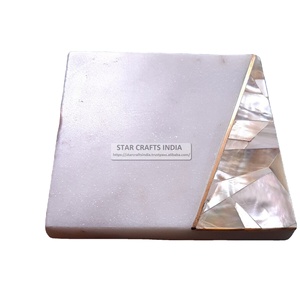 Incrustaciones de hueso hechas a mano de forma cuadrada con posavasos personalizados pulidos de alta calidad suministros de cocina manteles individuales accesorios de cocina - Product Image 5