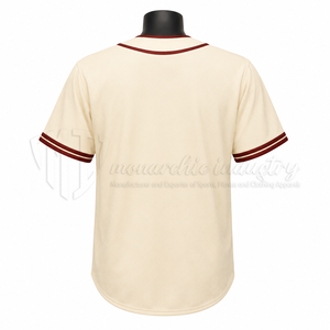 Camiseta Deportiva Retro Personalizada de Béisbol con Botones, Uniforme Atlético Transpirable, Fabricante Mayorista OEM ODM - Product Image 2