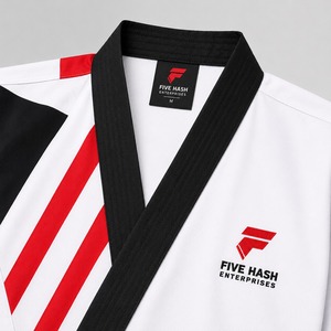 Uniforme de taekwondo cómodo con costuras reforzadas, tela ligera y calidad confiable para practicantes activos. - Product Image 4