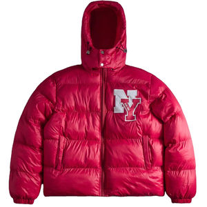 Chaqueta Acolchada con Logotipo Bordado Personalizado de Fabricante OEM, Chaquetas Bomber Gruesas de Alta Calidad con Cierre y Capucha, Chaquetas de Plumón para Invierno - Product Image 1