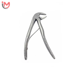 Pinces d'extraction dentaire manuelles de haute dureté, poignée ergonomique, 30 positions de mâchoire, lot de 4 embouts de racine, vente en gros OEM - Product Image 1