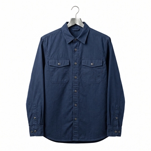 เสื้อเชิ้ตโอเวอร์เชิ้ตผู้ชายผ้าริปสตอปสำหรับฤดูร้อน น้ำหนักเบา สไตล์ลำลอง ใช้งานได้หลากหลาย ผลิตจากผ้าฝ้าย 100% รับผลิตแบบ OEM ODM ขายส่งจากโรงงาน MOQ ต่ำ - Product Image 3