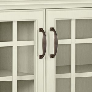 Mobile Basso Contenitore Bianco Antico Connaught per Soggiorno - Product Image 4