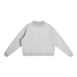 Sweat-shirt décontracté confortable à col rond, conçu pour un usage quotidien et un style facile, offrant une coupe décontractée et un superposition pratique. - Product Image 6