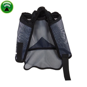 Brown PVC Mesh Horse Flymask with Nose Cover - Product Image 6