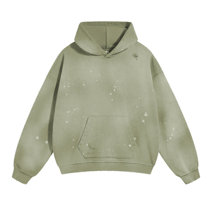 Custom Acid Wash Pullover Hoodie Premium Cotton Fleece Oversized Vintage Streetwear Unisex Eco-Friendly - Product Image 2
