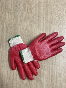 Guantes de Jardinería de Algodón Reutilizables con Recubrimiento de Látex, Antideslizantes, Anticorte, Multicolores, Recubiertos de Goma, con Puño Tejido, Talla 10 - Product Image 5