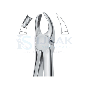 Forceps d'extraction dentaire en acier inoxydable, instrument chirurgical manuel pour la procédure d'extraction dentaire - Product Image 4