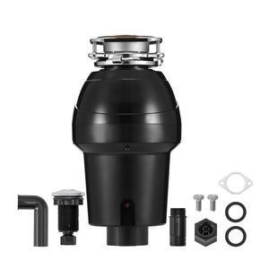 Dissipatore di rifiuti alimentari a alimentazione continua da 1.25HP con sistema EZ Connect e riduzione del rumore, unità per lo smaltimento dei rifiuti per prese di tipo UK e US - Product Image 1
