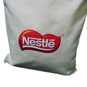 Bolsa de Compras Reutilizable de Lona de Algodón Ecológica y Duradera con Asa Integrada, Impresión Digital Multicolor, Cierre Superior, Ligera - Product Image 2