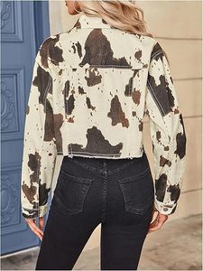 Chaqueta de Cuero Tipo Bomber para Mujer ROMEO INDUSTRY, con Bajo sin Rematar, Manga Larga, Bolsillos con Botones, Transpirable, Ecológica, Tejida, para Invierno - Product Image 2