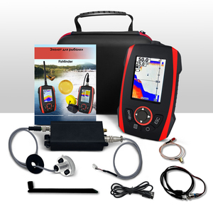 เครื่องหาปลาไร้สายระยะไกลระดับมืออาชีพ 300 ม., จอ LCD ความละเอียดสูง 3.5 นิ้ว, เครื่องวัดความลึกโซนาร์แบบพกพาสำหรับเรือตกปลาและกิจกรรมกลางแจ้ง - Product Image 2