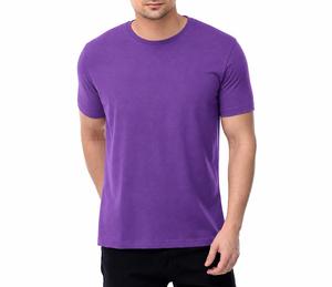 Men's for Short Sleeve O-Neck T-<b>Shirt</b> Regular Fit Casual <b>Geometric</b> Pattern Knitted Cotton Jersey Anti-Pilling 320g Front Logo - Product Image 1