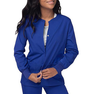 Blouse médicale avec poches fonctionnelles et tissu respirant pour uniformes professionnels de soins de santé - Product Image 4