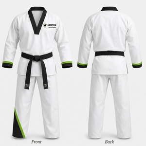 Tenue de boxe et de taekwondo élégante et tendance, nouvelle collection, coupe classique, polyester/nylon extensible, unisexe, possibilité de créer votre propre logo - Product Image 5