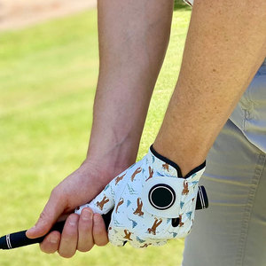 Gants de golf pour hommes de qualité professionnelle, main gauche, en cuir véritable, taille moyenne/grande, Bigfoot Flyer, confort et adhérence, gants de golf - Product Image 4