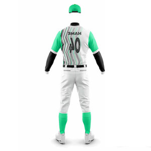 Diseña Tu Propio Uniforme de Béisbol Sublimado 100% Poliéster para Adultos, Talla Grande, Transpirable, para Entrenamiento y Club - Product Image 6
