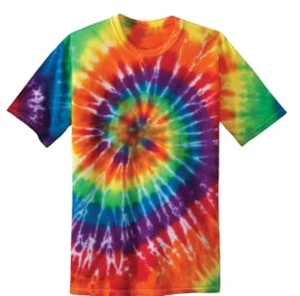 180 gsm vente en gros 100% coton peigné personnalisé t-shirt machine d'impression coton dip colorant cravate teint uni blanc col rond hommes t-shirts - Product Image 4