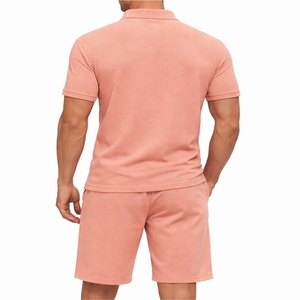 Ensemble polo et short pour homme, tenue décontractée en deux pièces pour l'été, tenue décontractée élégante, vêtements de sport confortables, tissu de qualité supérieure - Product Image 2