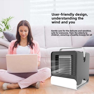 Nouveau Ventilateur Rafraîchisseur <span class=keywords><strong>d</strong></span>'Air Portable Mini 2026, Rechargeable USB, avec Réservoir <span class=keywords><strong>d</strong></span>'Eau et <span class=keywords><strong>Ioniseur</strong></span>, Idéal pour Bureau et Chambre à Coucher - Product Image 1