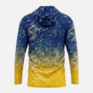 Vêtements de pêche personnalisés à manches longues, 100% polyester respirant, logo frontal, vêtements de sport de plein air Massee - Product Image 1