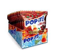 POPIT Ballen Snoepgoed Fruitige Cube 10M Houdbaarheid Cacao Melkpoeder Knapperige Snoepjes Bruine Fruit Gummy Candy 26.6g Zakverpakking