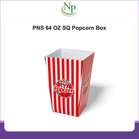 Boîtes à popcorn en papier écologiques et jetables de 64 oz, très demandées et parmi les plus vendues, à bon prix auprès d'un fabricant indien.