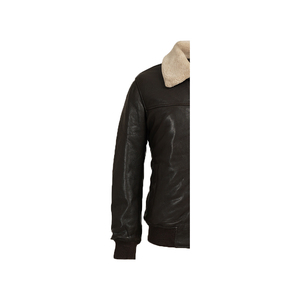 OEM Service Hot Premium Quality 100% Leather Winter <b>Jacket</b> for Men Casual Style Zipper Closure Reversible Waterproof Front - Product Image 5