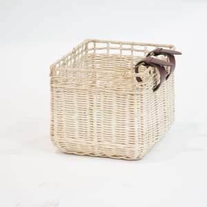 Cesta desmontable de ratán para accesorios de bicicletas, venta al por mayor, cestas delanteras duraderas para bicicletas, bolsa de estilo retro para bicicletas - Product Image 3