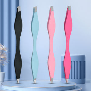 Pince à épiler biseautée en acier inoxydable pour manucure et sourcils, outil de beauté pour les poils - Product Image 3