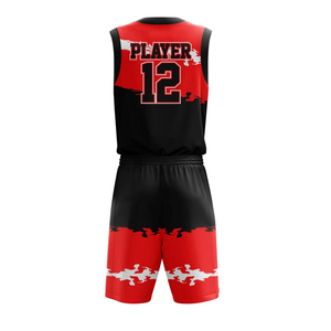 Conjunto de Uniforme de Baloncesto Unisex Juvenil, Uniformes Transpirables de Poliéster con Impresión por Sublimación Personalizada y Uniforme de Baloncesto a Medida - Product Image 6