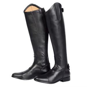 Bota de Montar para Caballo, de Cuero Sintético de Color Sólido, Protección Completa para Montar a Caballo - Product Image 1