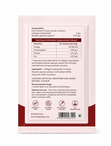 Sachet de Polvo de Rosa Mosqueta con Péptidos de Colágeno Marino y Vitamina C para una Piel Radiante y Apoyo Inmunológico, 15 Sachets - Product Image 4