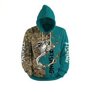 Sudadera de Pesca Personalizada para Actividades de Pesca en Mar Profundo, Lagos, Ríos y Océanos, Sudadera Transpirable con Protección Solar de Manga Larga - Product Image 1