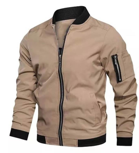 Chaqueta Deportiva AQTQ de Nuevo Diseño, Holgada, de Color Liso, con Bolsillos, Estilo Casual, Cortavientos para Hombre - Product Image 2