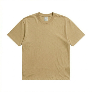 T-shirt décontracté à manches courtes pour homme, 280g, 100% coton tricoté avec motif, coupe classique, impression sérigraphiée, vente en gros - Product Image 5