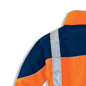 Hot Sale Customizable High Visibility <b>Canvas</b> Quilted Safety <b>Jacket</b> <b>for</b> <b>Men</b> New Design Flashing Reflective Clothing Featuring - Product Image 4