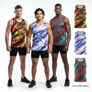 Camiseta de Tirantes Sublimada con Logotipo Personalizado para Hombre, MMA, Lucha, Transpirable, para Entrenamiento, Fitness, Gimnasio, Ropa Deportiva de Alto Rendimiento - Product Image 5