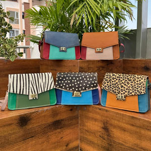 Bolso de mano de moda personalizado Popular estampado animal bolso cruzado de cuero reciclado diseño de lujo rectángulo solo bolso de hombro para mujer - Product Image 5