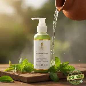 Nettoyant Visage Naturel Ayurvédique Anti-Acné à Base de Plantes, Nettoyant Facial Purifiant en Profondeur, Marque Privée OEM ODM, Vente en Gros - Product Image 1