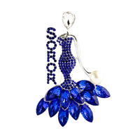 Broche Soror élégante, épingle de revers tendance, accessoire de bijouterie, badge décoratif, broche pour femme, cadeau, design personnalisé, vente en gros