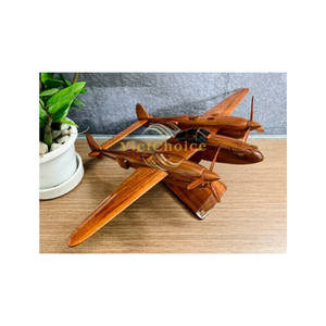 โมเดลเครื่องบินไม้พะยูงอินเดียสุดหรู |   งานแกะสลักไม้เนื้อแข็งด้วยมือ |   เคลือบเงา PU |   กันน้ำ เป็นมิตรกับสิ่งแวดล้อม |   ขายส่ง - Product Image 5