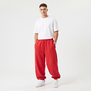 Men Cotton Sweatpants Casual 100% <b>Fleece</b> Baggy Oversize Wide Leg <b>Pants</b> Full Length Winter Street Wear Sport Wear Sweat <b>Pants</b> - Product Image 6