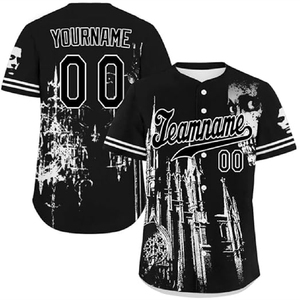 Maillot de baseball d'équipe personnalisé, uniforme athlétique sublimé avec tissu anti-humidité - Product Image 6