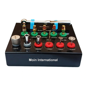 ชุดอุปกรณ์ขยายกระดูกสำหรับรากฟันเทียม 12 ชิ้น ชุดเครื่องมือขยายกระดูกสแตนเลสความแม่นยำสูง ชุดเครื่องมือสำหรับรากฟันเทียม - Product Image 3