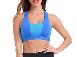 Professional Women's Sports Bras <b>Cross</b>-Back Vest Breathable Mesh <b>Top</b> Fitness Crop <b>Top</b> for Running - Product Image 3