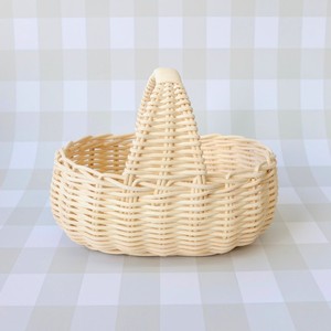 Cute rattan <b>basket</b> in mini sizes for kids food toy organizer handwoven <b>display</b> <b>baskets</b> wholesale - Product Image 1