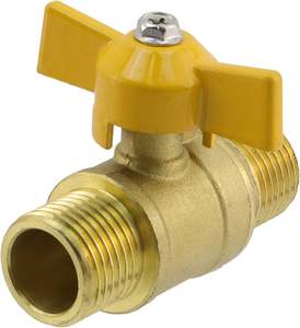 Válvula de Bola de Latón Forjado de 1/2"–1" con Rosca BSP PN16, Válvula de Control de Agua, Gas y Aceite de Alta Presión para Uso Industrial y en Plomería - Product Image 1