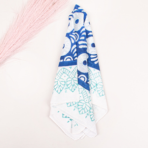 Foulard en coton imprimé à la main style hippie gypsy, bandana multi-usage respirant en coton, bandana pour cheveux tendance été, vente en gros - Product Image 3
